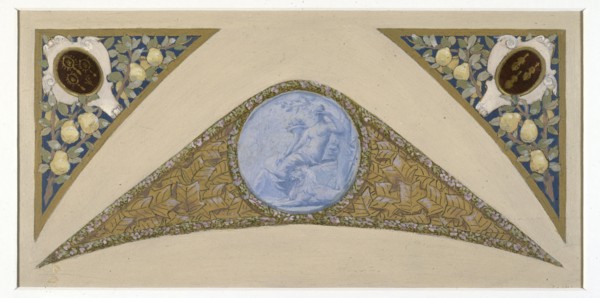 Sketch for the 'festival staircase' at the Hotel de Ville in Paris: Virgo, between 1888 and 1898.