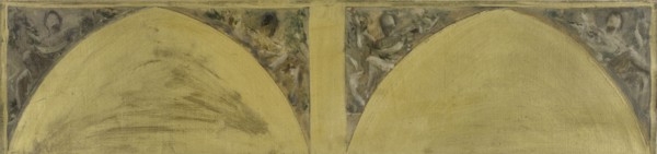 Esquisse pour le salon des Arts de l'Hôtel de Ville de Paris : Figures portant des banderoles, c.1891.