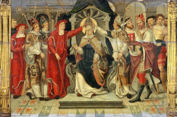 The enthronement of Pope Celestine V in 1294, Second Quarter of the 16th cen. Creator: Anonymous.