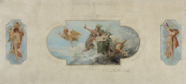 Sketch for the town hall in Asnieres: Allegory of the Arts (ceiling of reception hall), between 1900 and 1903.