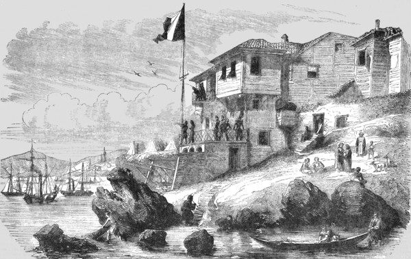 'Head-Quarters of Marshal Arnaud at Gallipoli', 1854. Creator: Unknown.