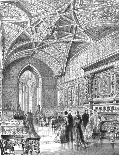 'Eaton Hall, Cheshire - The Great Drawing-room', 1886.  Creator: Unknown.