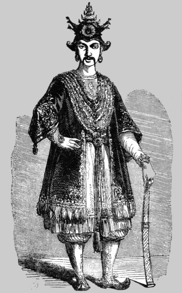 'Mendoh-Men, Emperor of Burmah; The Burman Empire', 1854. Creator: Unknown.
