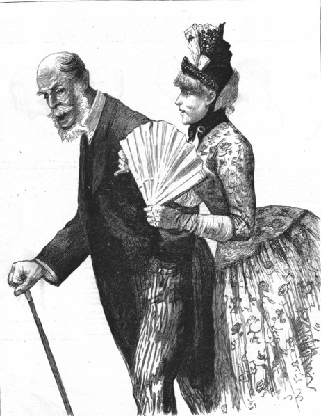 'A Visit to Monte Carlo, The Lady with a special "System"', 1886.  Creator: Paul Charles Renouard.