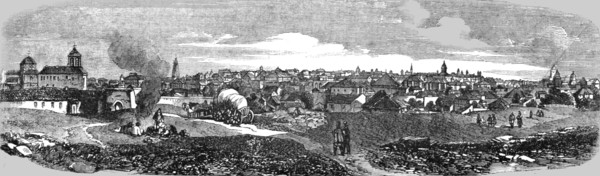'Bucharest, the Head-Quarters of the Russian Army in Wallachia', 1854. Creator: Unknown.