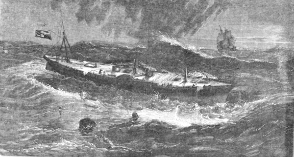 'Wreck of the San Francisco; American steam-ship December 1853', 1854. Creator: Unknown.