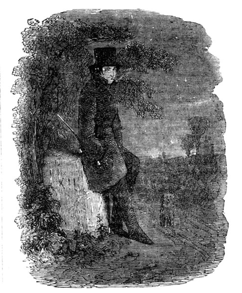 Illustration from "A Long-Vacation Vigil" by Cuthbert Bede, B.A., 1854. Creator: Unknown.