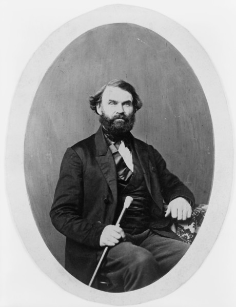 Zina Hitchcock Benjamin, Frances Benjamin Johnston's maternal grandfather..., between 1850 and 1865. Creator: Unknown.