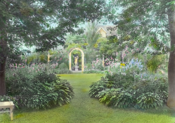 Westlawn, Edward Tiffany Dyer house, Great Plains Road, Southampton, New York, 1914. Creator: Frances Benjamin Johnston.