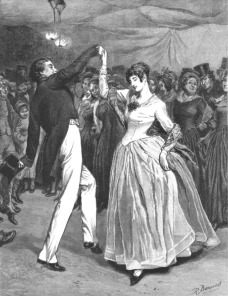 'The Mayor of Casterbridge, by Thomas Hardy. A dance with Elizabeth Jane', 1886.   Creator: Robert Barnes.