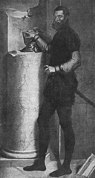 ''The Longford Castle Pictures; Portrait of a Man in Black; after Morone, C.1556', 1890. Creator: Unknown.