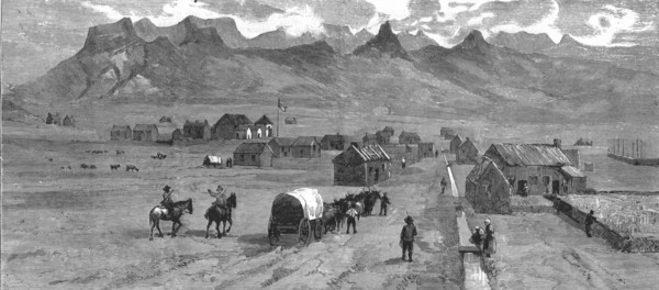 'Vrijheid, the intended capital of the new Dutch annexation in Zululand, South Africa', 1886.  Creator: Unknown.