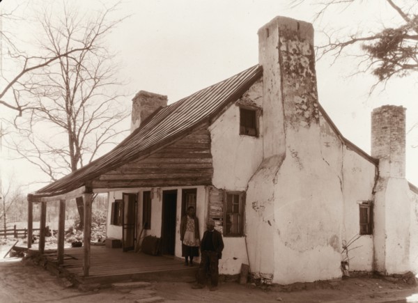 Unidentified cabin, Middleburg vicinity, Loudoun County, Virginia., between c1930 and 1939. Creator: Frances Benjamin Johnston.