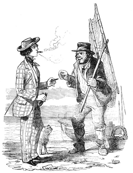 Illustration from "A Long-Vacation Vigil" by Cuthbert Bede, B.A., 1854. Creator: Unknown.