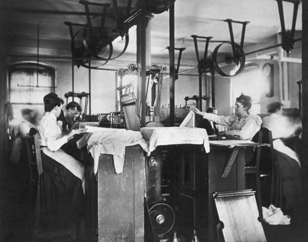 Bureau engraving & printing - stamp division, between 1890 and 1910. Creator: Frances Benjamin Johnston.