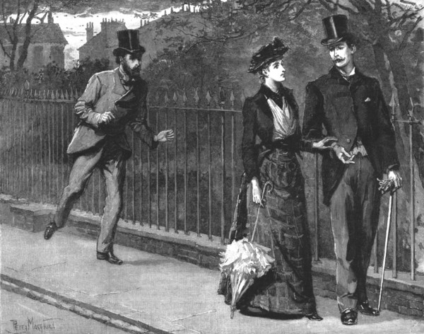 'Madame Leroux'; By Francis Eleanor Trollope; Zephany sprang from it and came hastily towards them', Creator: Percy Macquoid.