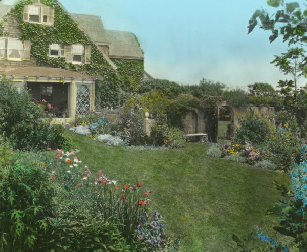 Gray Gardens, Robert Carmer Hill house, Lily Pond Lane, East Hampton, New York, c1916. Creator: Frances Benjamin Johnston.