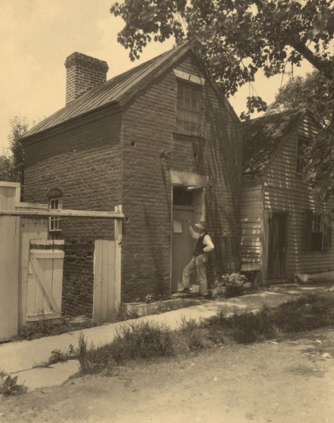 Courthouse of township Scott's Hill, Falmouth, between 1925 and 1929. Creator: Frances Benjamin Johnston.