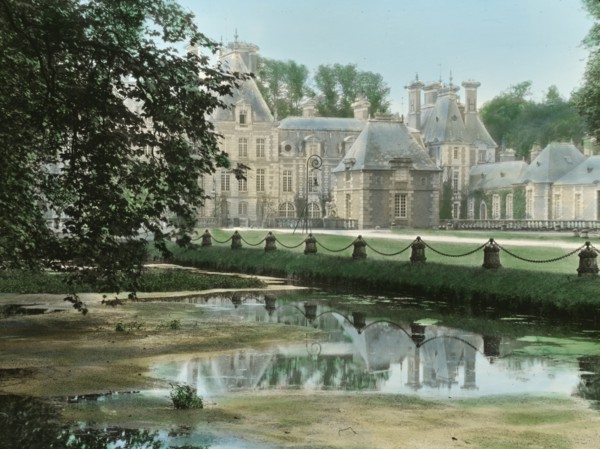 Chateau of Courances, Courances, Seine et Marne, France, 1925. Creator: Frances Benjamin Johnston.