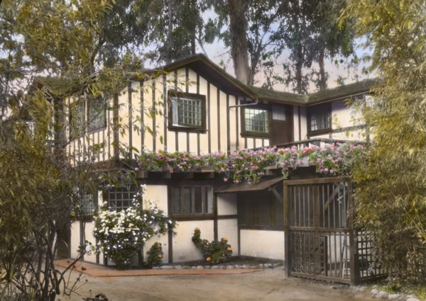 Inellan, Walter Douglas house, Channel Drive, Montecito, California, 1917. Creator: Frances Benjamin Johnston.