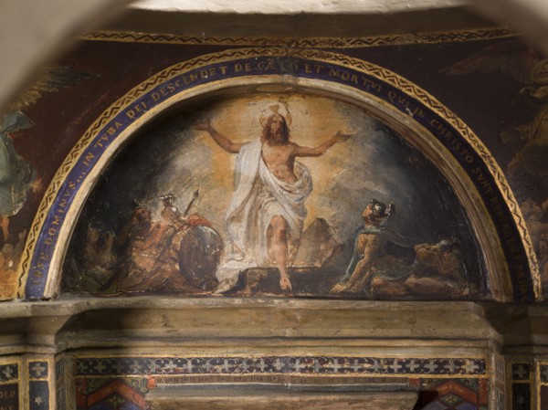 Maquette du décor de la chapelle des Morts (dite chapelle des Ames) église Notre-Dame..., c.1836. Creator: Merry Joseph Blondel.