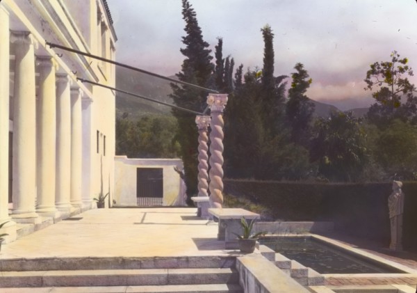 El Fureidis, James Waldron Gillespie house, Parra Grande Lane, Montecito, California, 1917. Creator: Frances Benjamin Johnston.
