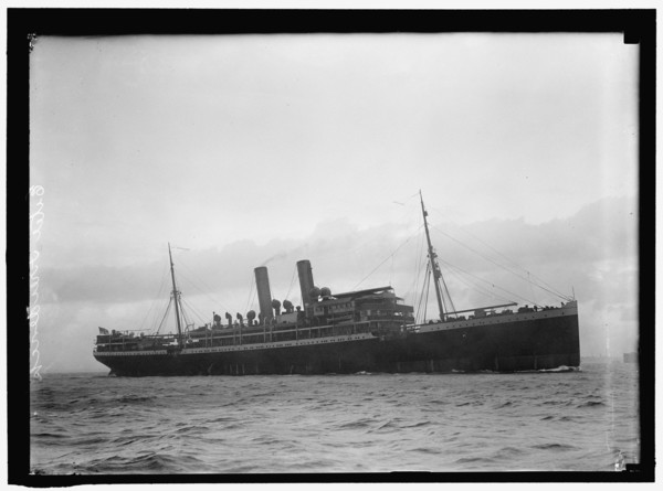 SS Prinz Eitel Friedric, between 1911 and 1920. Creator: Harris & Ewing.