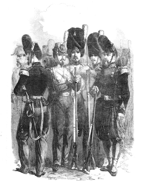 Infantry of the French Imperial Guard, 1854. Creator: Unknown.
