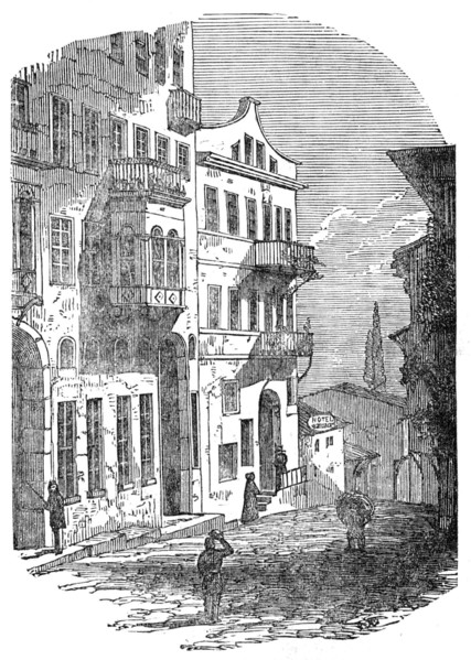 The English and French Army Post-Offices at Pera, 1854. Creator: Unknown.