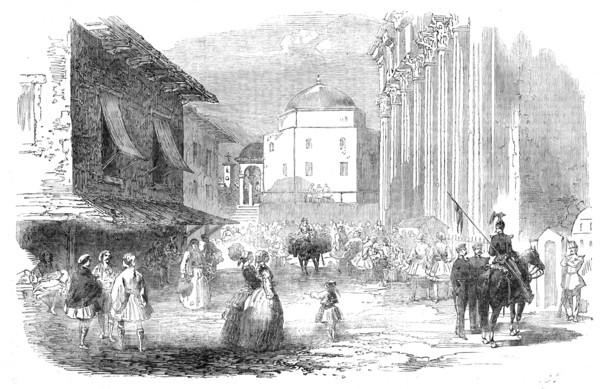 Street in Athens, 1854. Creator: Unknown.