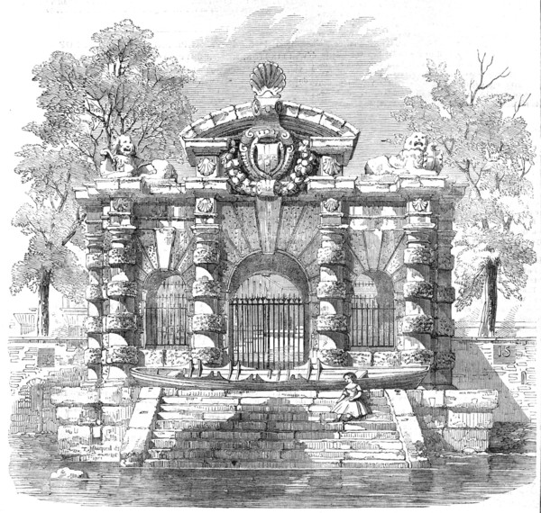 The Water-Gate of York House, Buckingham-Street, Strand, 1854. Creator: Unknown.