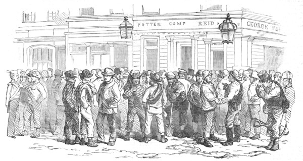 Messrs. Peto, Brassey, and Betts' Office, Waterloo-Road, 1854. Creator: Unknown.