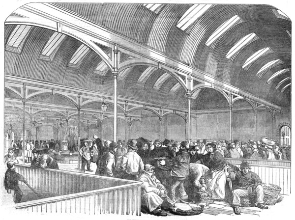 Billingsgate New Market, 1854. Creator: Unknown.