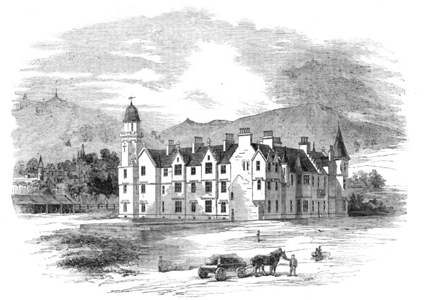 Her Majesty's New Castle of Balmoral, 1854. Creator: Unknown.