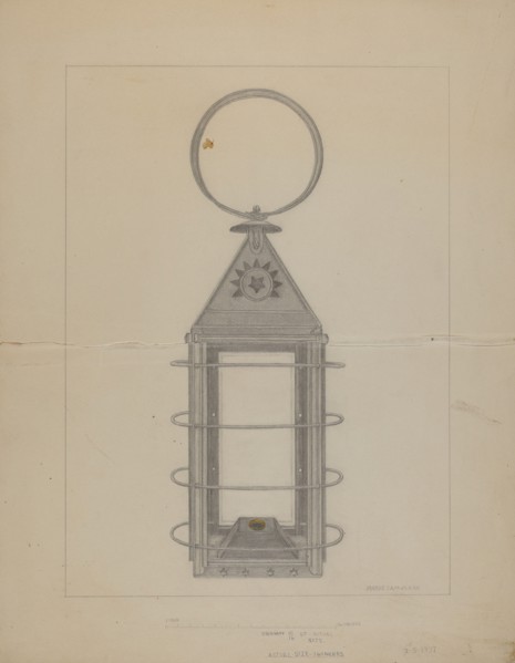 Lantern, 1937.