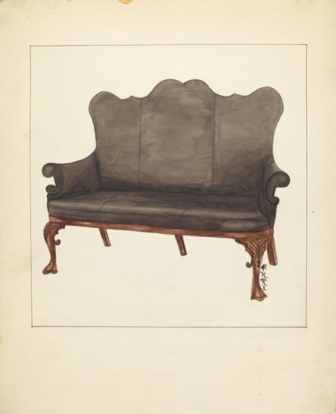 Sofa, c. 1953.