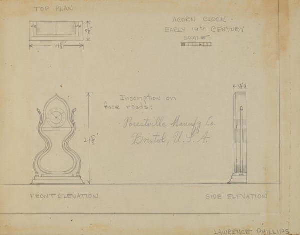 Clock, c. 1936.