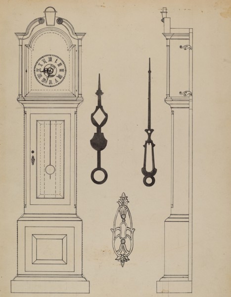 Clock, c. 1938.