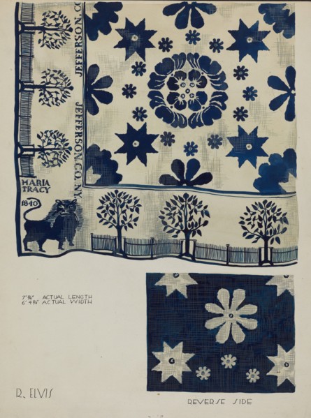 Coverlet, 1936.