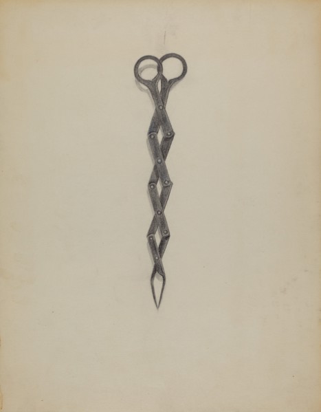 Tongs, c. 1936.