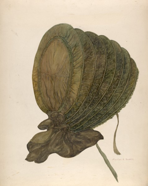 Bonnet, c. 1939.