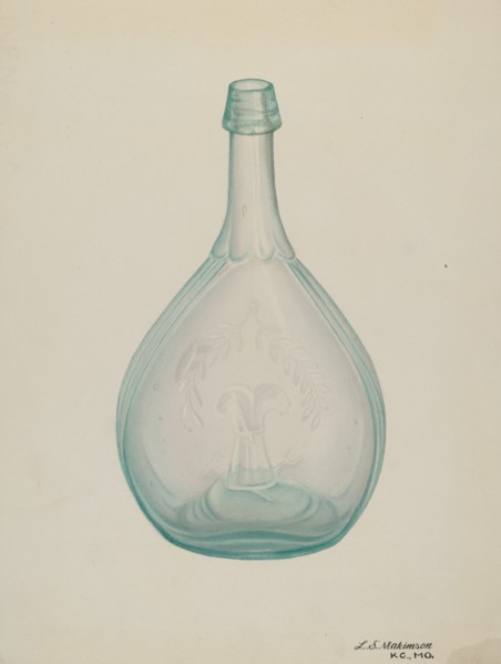 Bottle, c. 1940.