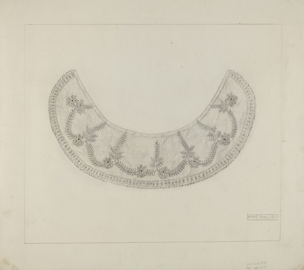 Collar, c. 1937.