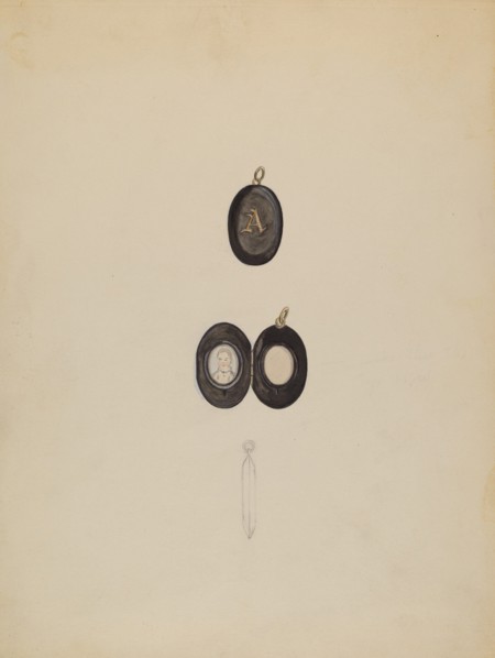 Locket, c. 1938.