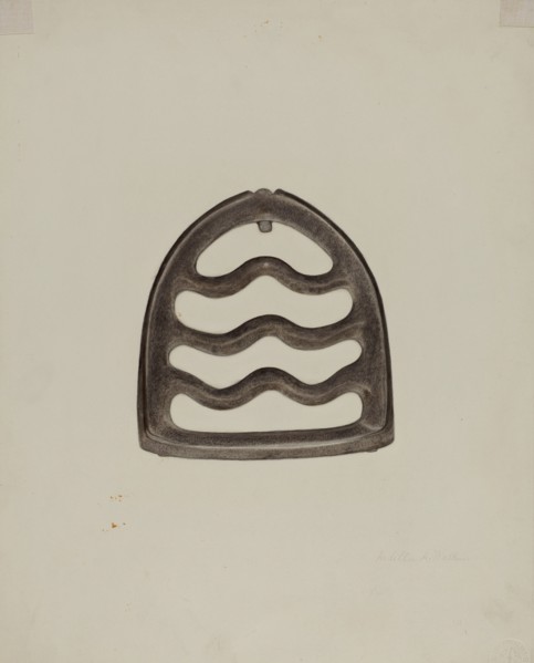 Trivet, c. 1941.