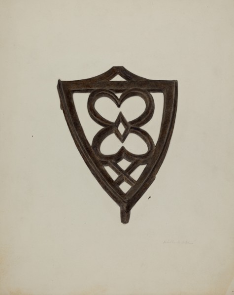Trivet, c. 1942.