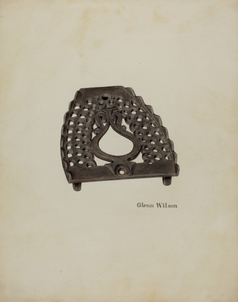 Trivet, c. 1942.