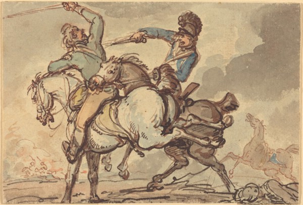 Cavalry Skirmish.