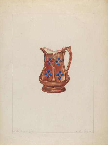 Pitcher, c. 1937.