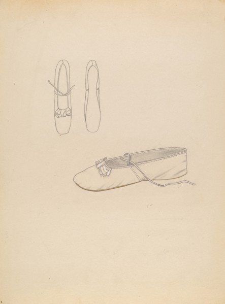 Slipper, c. 1936.